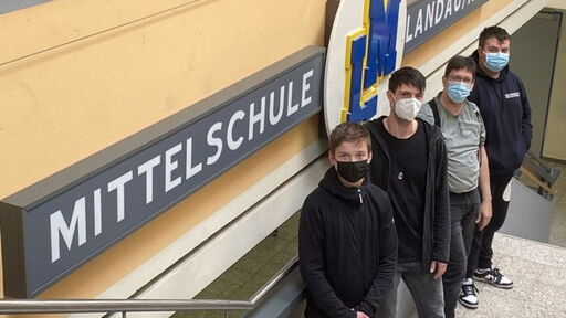 Beleuchteter Schriftzug