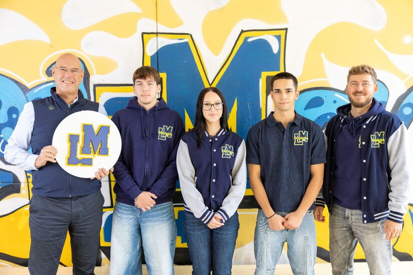 Gruppenbild Schülermitverwaltung im aktuellen Schuljahr