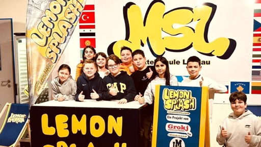 beach flag „lemon splash“